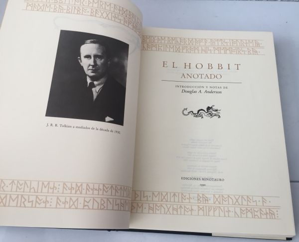 El Hobbit anotado, Tolkien. Minotauro, 1990 - Impecable - Imagen 4