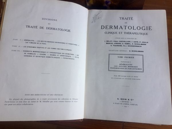 J. Belot. Tratado de dermatología Clínica y Terapeútica 2 tomos