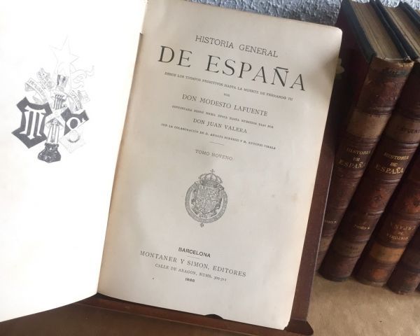Historia General de España. Modesto Lafuente. 19