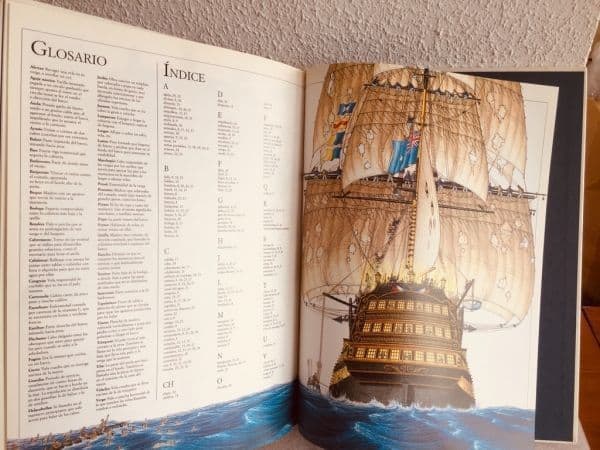 Un barco de guerra del siglo XVIII. Ilustración 2