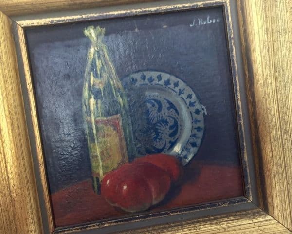Pintura bodegón detalle