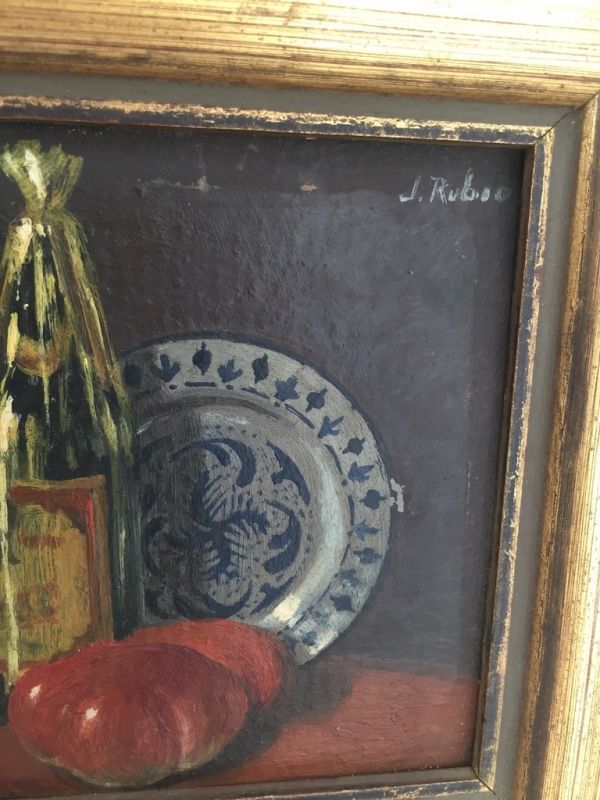 Óleo sobre tabla detalle 1