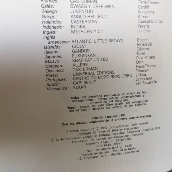 Cómic de tintín