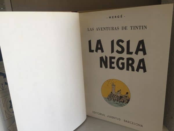 Tintín La Isla Negra. 1986