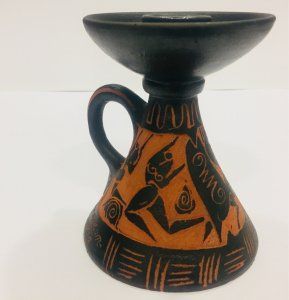 Palmatoria de cerámica de Hernansanz, Cuenca