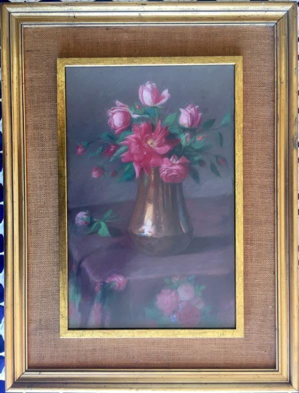 Pintura al pastel de Vicente Paricio