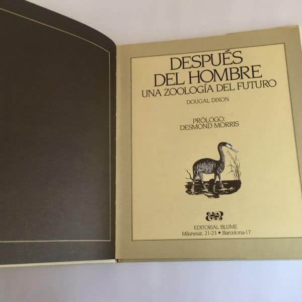 Después del Hombre: Una Zoología del Futuro.