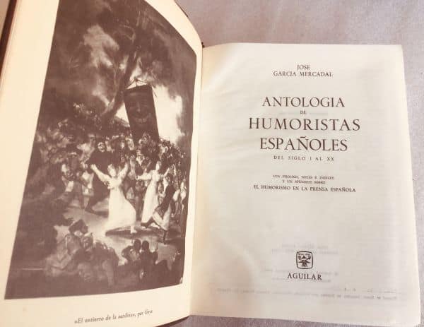 Antología de humoristas españoles. Aguilar. Título