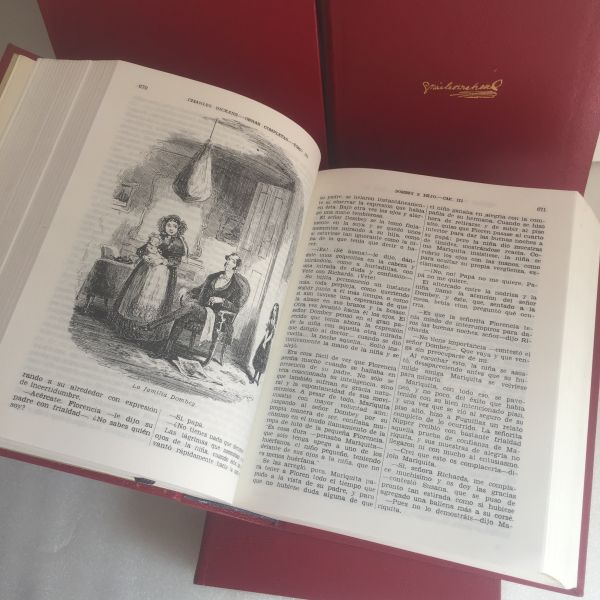 Dickens Obras completas I, III, IV y VI Aguilar - Imagen 14
