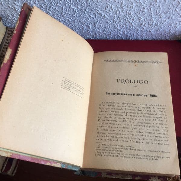 ROMA, Emile Zola. 1896, Maucci. Primera Edición - 2 Vol. - Imagen 9