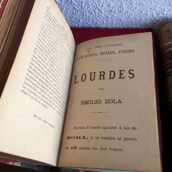 Roma Emile Zola 1896 Lourdes