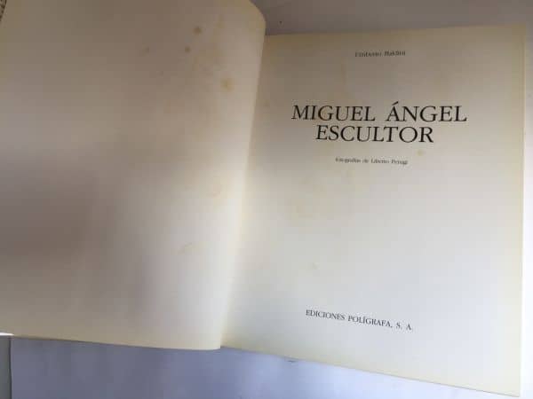 Miguel Ángel Escultor, Umberto Baldini. Polígrafa, 1982 - Imagen 4