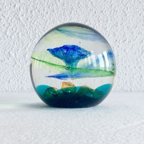Pisapapeles de vidrio Caithness Paperweight Scotland 8cm