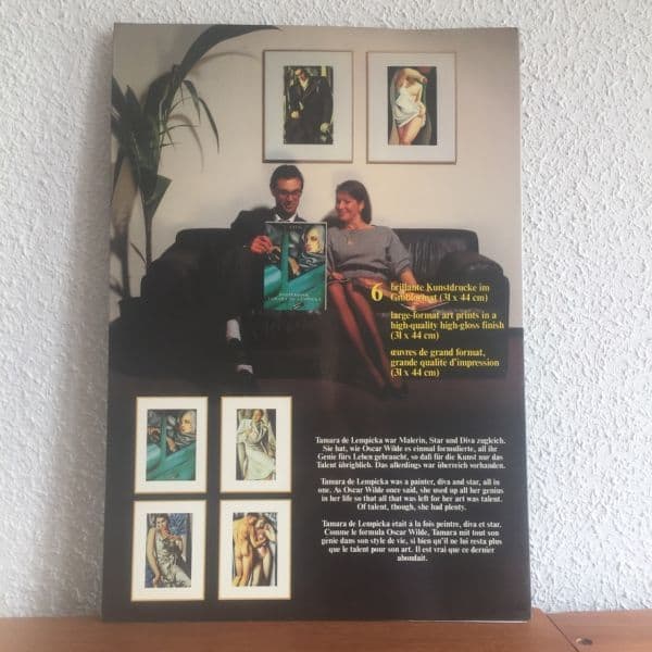 6 Láminas de Tamara de Lempicka Taco Posterbook