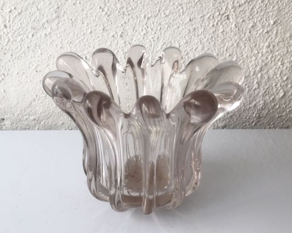 Centro de mesa en cristal prensado