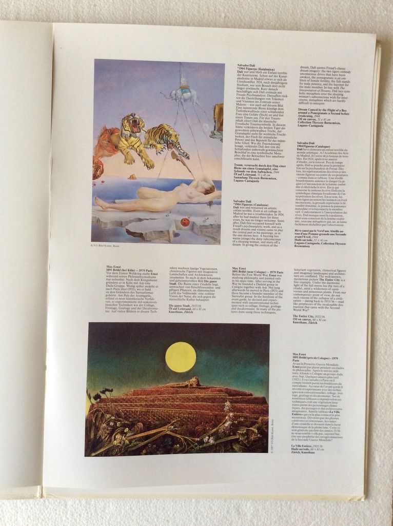 Álbum con 6 láminas de pintura Surrealista