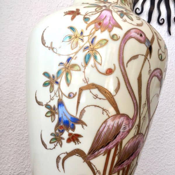 Jarrón de porcelana alemana JKW Carlsbad Decor - Imagen 9