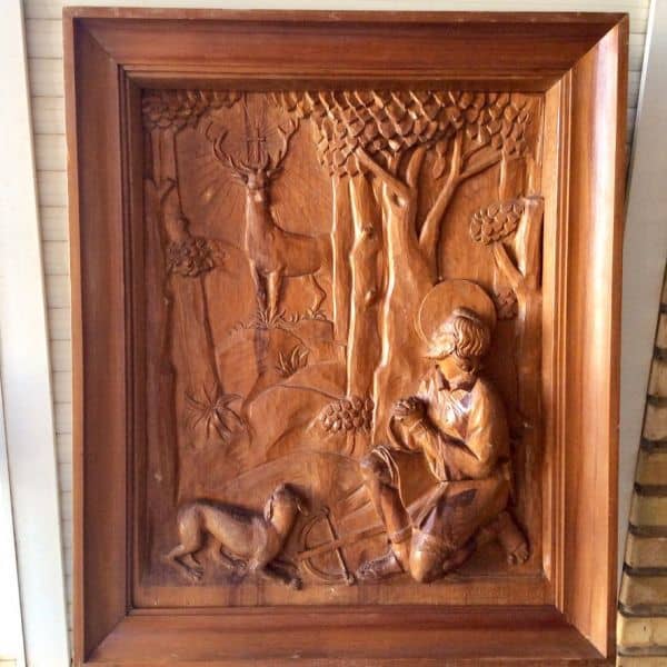 Cuadro tallado en madera de Antonio Villaescusa