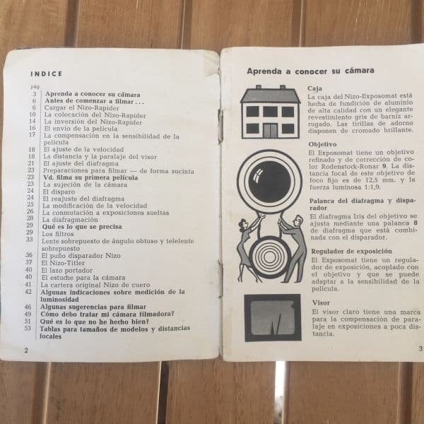 Cámara de cine de 8 mm BRAUN NIZO EXPOSOMAT 1955 - Imagen 9