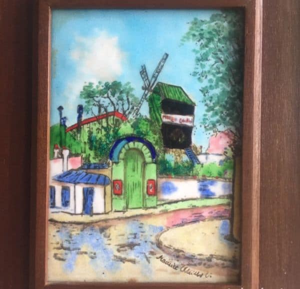 cuadro esmalte policromado Maurice Utrillo