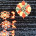 antigua alfombra de pura lana virgen