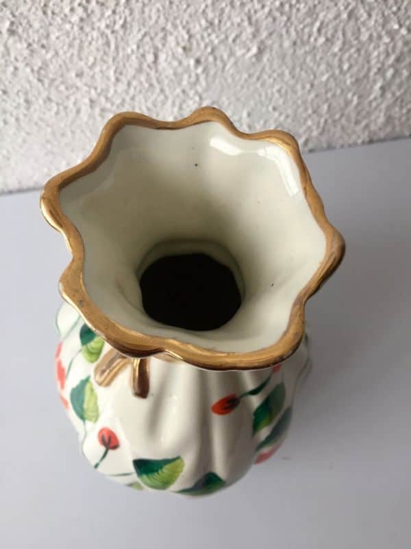 Florero de porcelana vintage