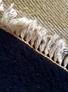 Alfombra de lana hecha a mano pelo largo