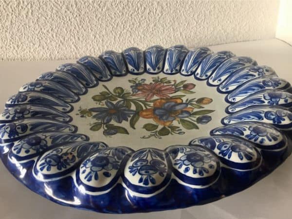 Plato cerámica de Talavera 41cm Sellado - Imagen 8