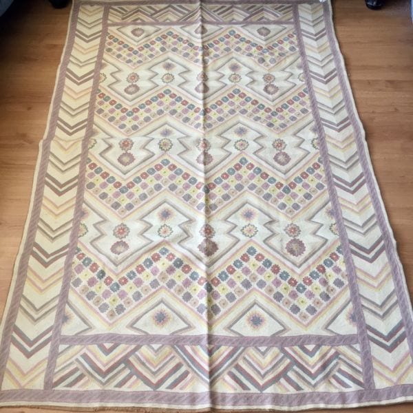 Kilim alfombra india de lana hecha a mano