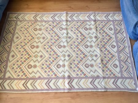 Kilim alfombra india de lana hecha a mano