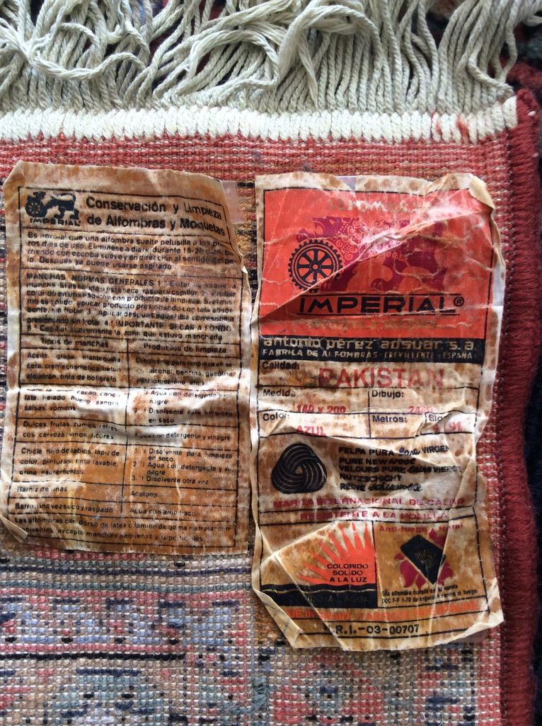 Alfombra Imperial Lana Virgen Crevillente 200x140 - Imagen 6