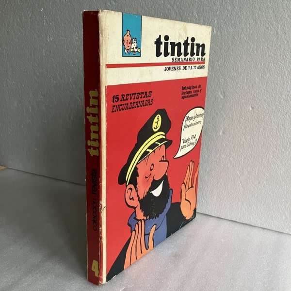Tintín Semanario número 4: 15 revistas encuadernadas, Zendrera 1968