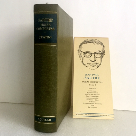 Sartre Obras Completas, Teatro 1974 Primera edición Aguilar
