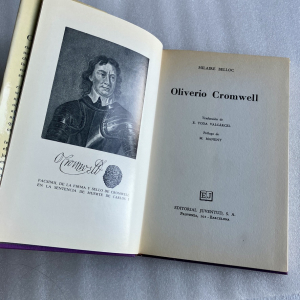 Oliverio Cromwell, Hilaire Belloc. Editorial Juventud