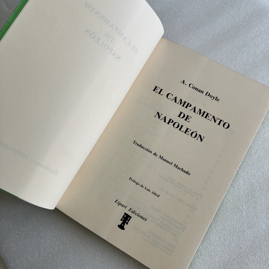El Campamento de Napoleón, Conan Doyle. Lípari Ediciones. Primera edición