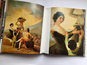 Ilustración Goya, entonces y ahora: pinturas, retratos, frescos.