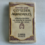 Comedias desagradables, Bernard Shaw. M. Aguilar 1924