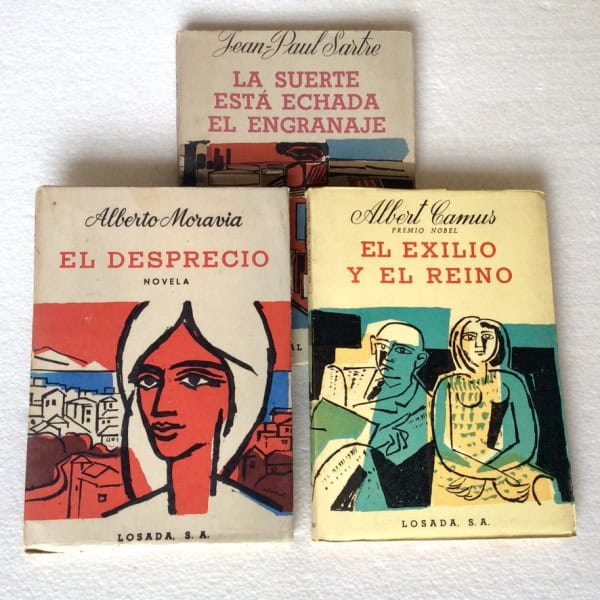 Losada: Sartre, Camus y Moravia