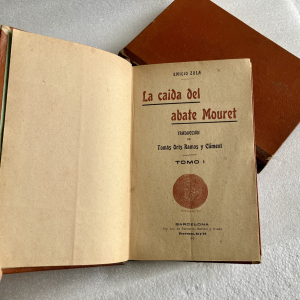 La caída del Abate Mouret, E. Zola 1901
