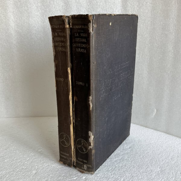 La vida sexual contemporánea I y II, Iwan Bloch. 1924