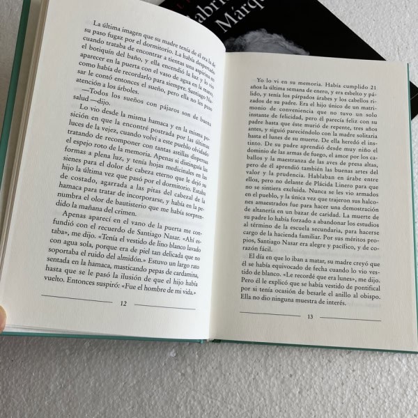 Crónica de una muerte anunciada, Gabriel García Márquez