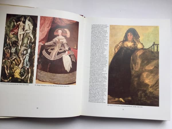 Ilustración Goya, entonces y ahora: pinturas, retratos, frescos.