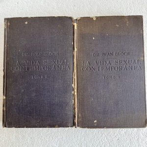 La vida sexual contemporánea I y II, Iwan Bloch. 1924