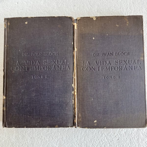 La vida sexual contemporánea I y II, Iwan Bloch. 1924