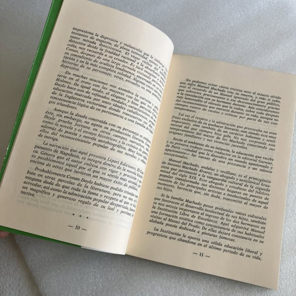 El Campamento de Napoleón, Conan Doyle. Lípari 1991