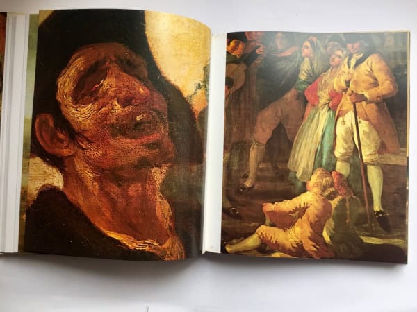 Ilustración Goya, entonces y ahora: pinturas, retratos, frescos.