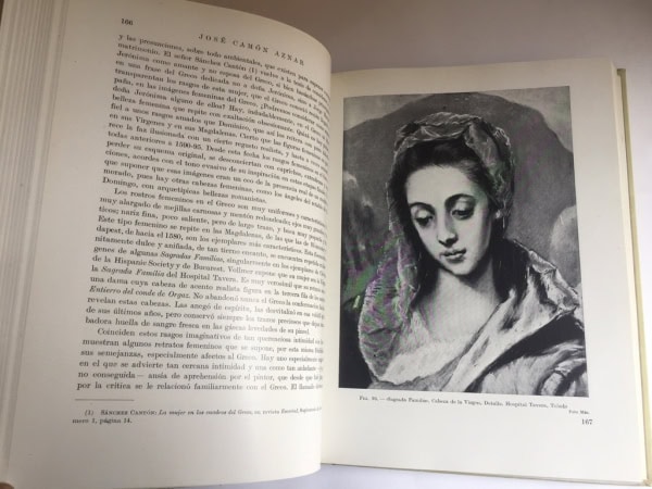 Dominico Greco, Camón Aznar: Ilustración Madonna