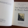 Las inquietudes de Shanti Andia. Baroja