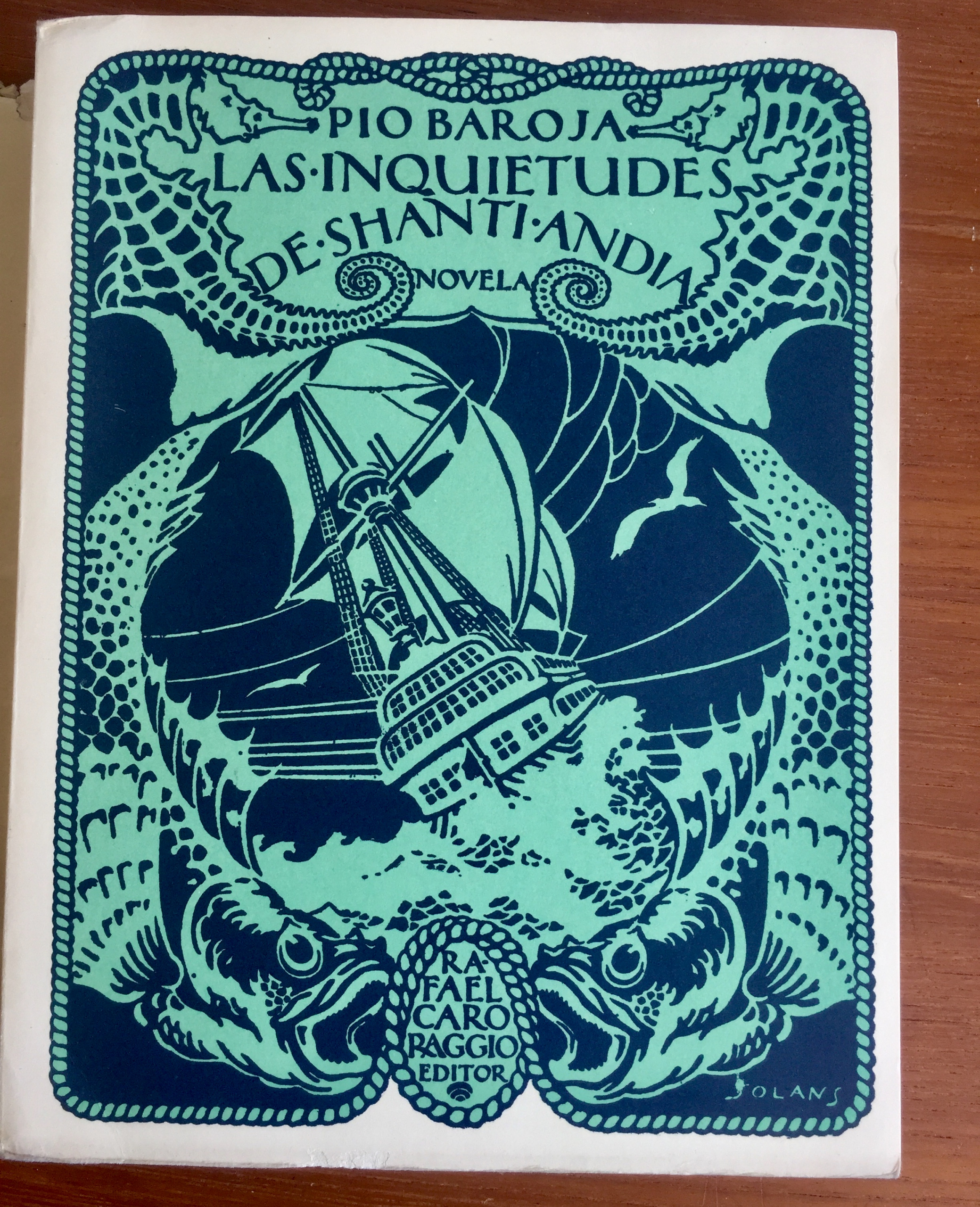 Las inquietudes de Shanti Andia, Pío Baroja