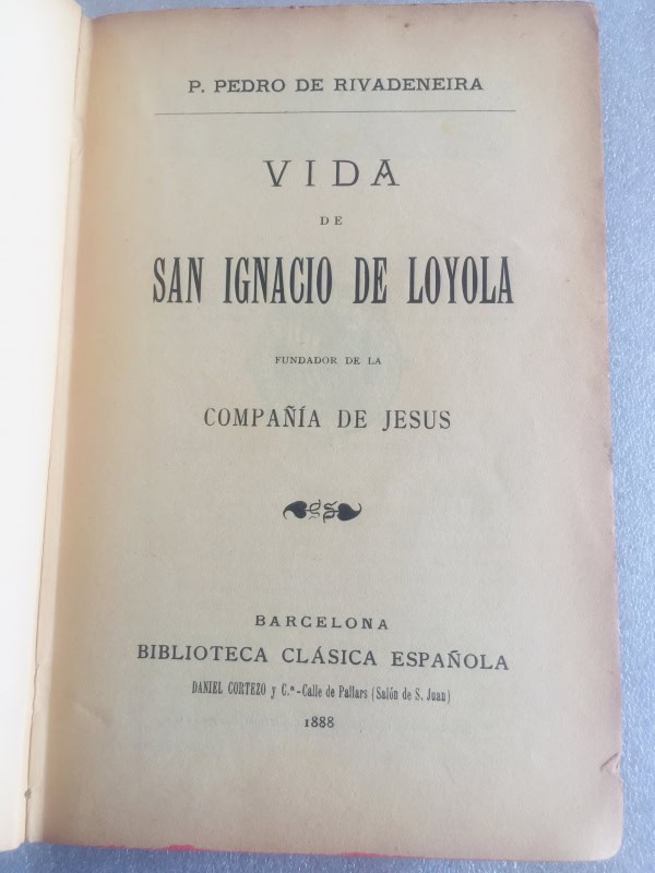 Vida de San Ignacio de Loyola